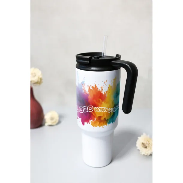 AIR GIFTS ONLY Thermo mug 1100 ml Air Gifts with ergonomic handle white