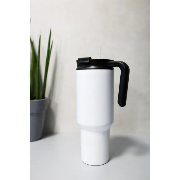 AIR GIFTS ONLY Thermo mug 1100 ml Air Gifts with ergonomic handle Bijela