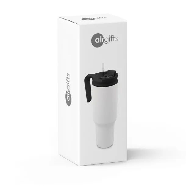 AIR GIFTS ONLY Thermo mug 1100 ml Air Gifts with ergonomic handle white