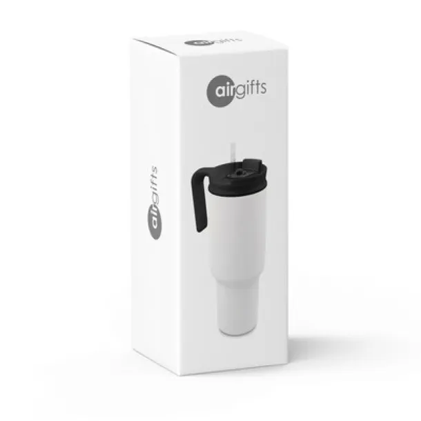 AIR GIFTS ONLY Thermo mug 1100 ml Air Gifts with ergonomic handle white