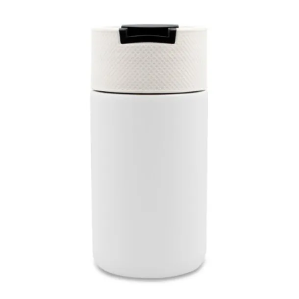 AIR GIFTS NABILA Thermo mug 400 ml with ceramics Bijela