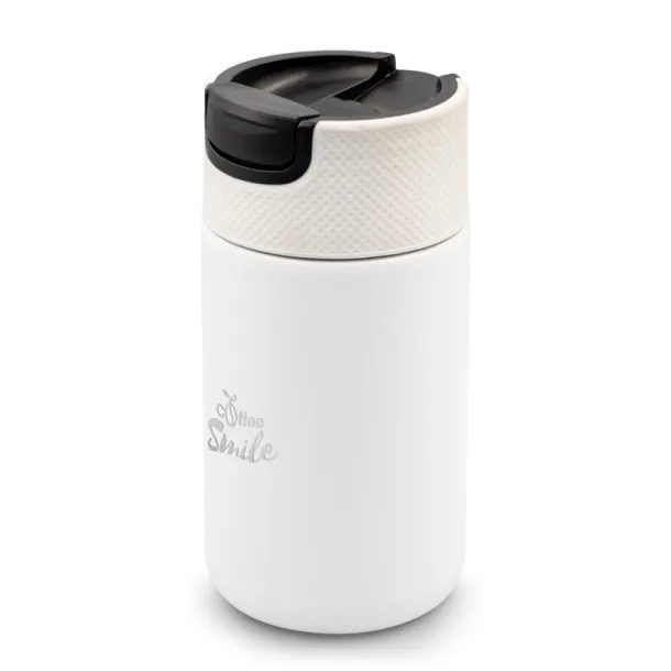 AIR GIFTS NABILA Thermo mug 400 ml with ceramics Bijela