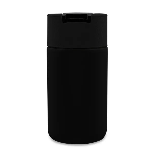 AIR GIFTS NABILA termo šalica s keramičkim dijelovima, 400 ml Crna