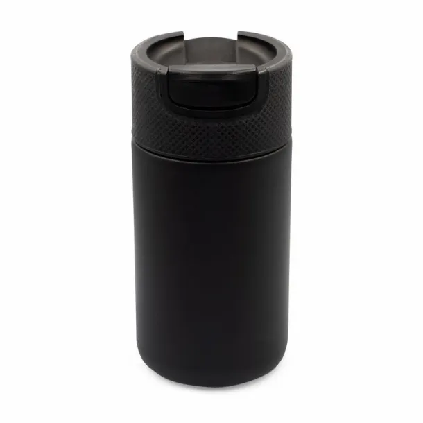 AIR GIFTS NABILA termo šalica s keramičkim dijelovima, 400 ml Crna