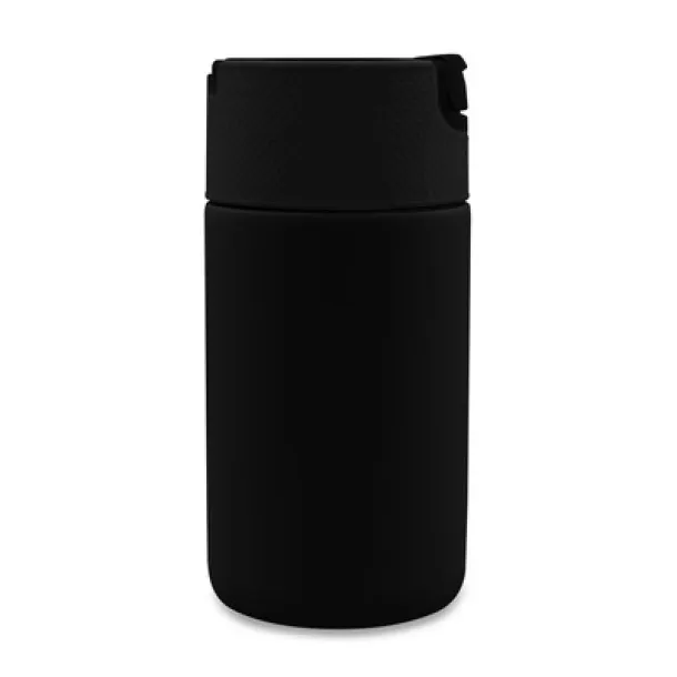 AIR GIFTS NABILA termo šalica s keramičkim dijelovima, 400 ml Crna