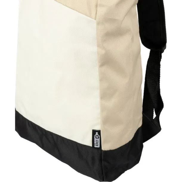  Rolltop backpack RPET beige