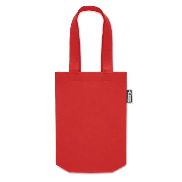 FELTOTE Small RPET felt gift bag Red