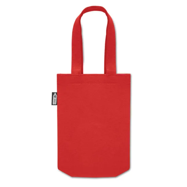 FELTOTE Small RPET felt gift bag Red