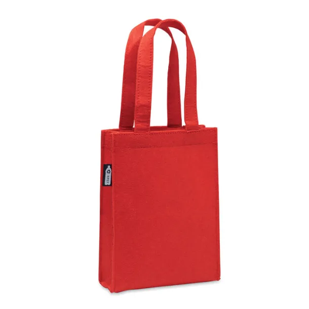 FELTOTE Small RPET felt gift bag Red