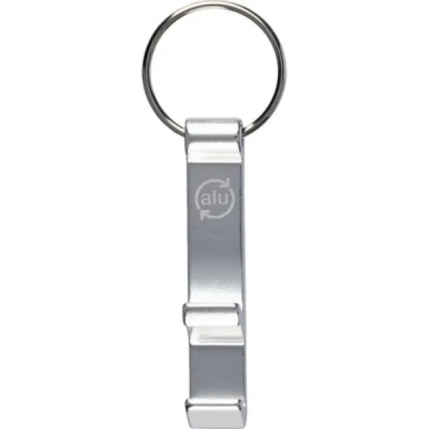  Keyring, bottle opener silver