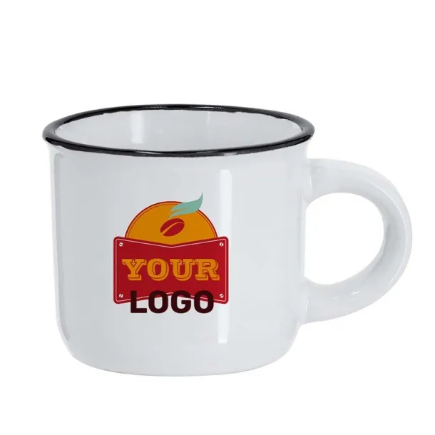  Ceramic mug 85 ml Crna