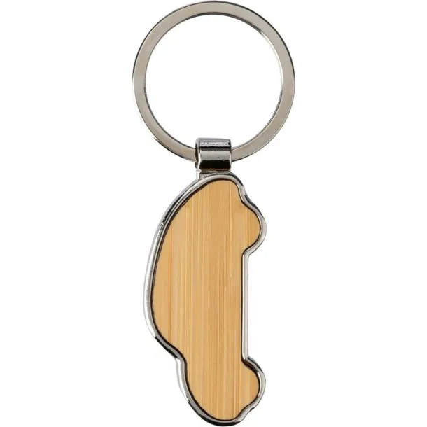  Keyring "car" brown