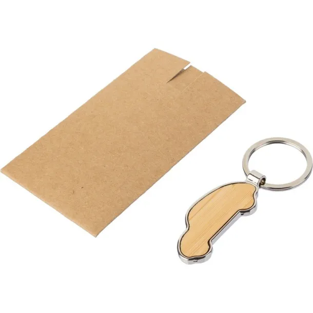  Keyring "car" brown