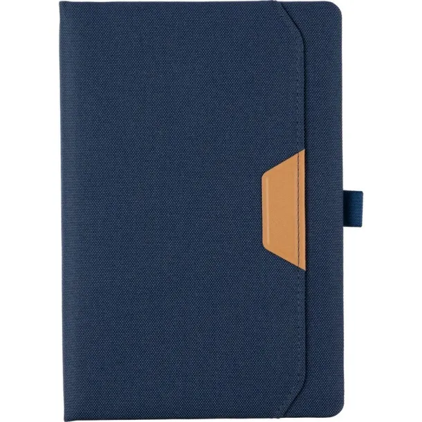  Notebook approx. A5 RPET navy blue