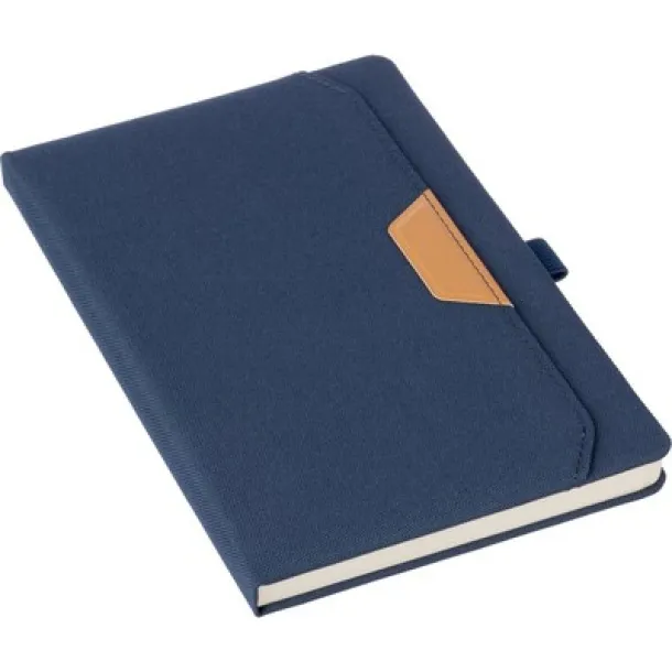  Notebook approx. A5 RPET navy blue