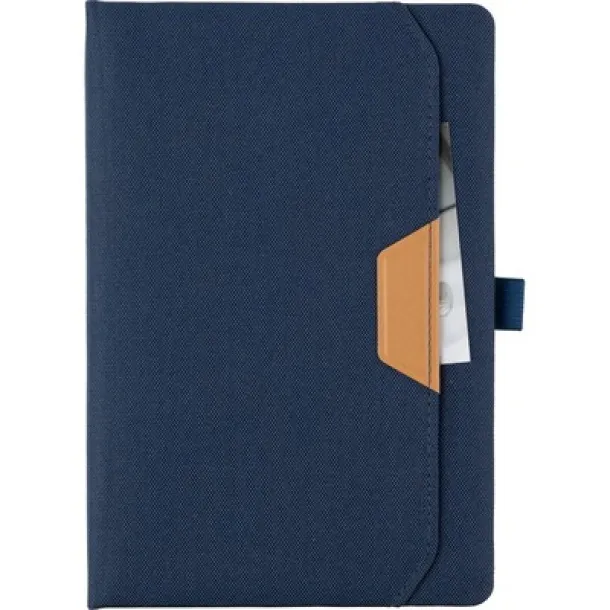  Notebook approx. A5 RPET navy blue