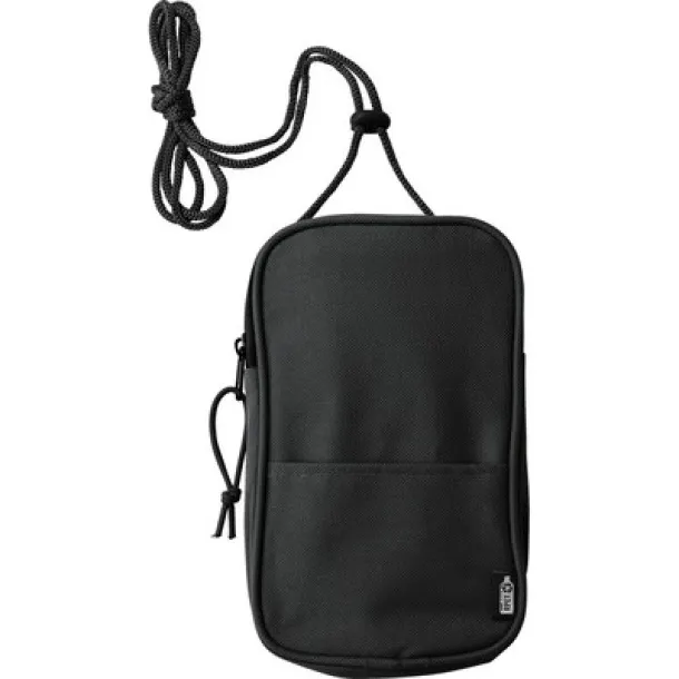 Shoulder bag, pouch RPET Crna