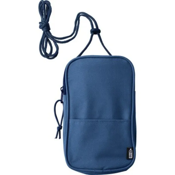  Shoulder bag, pouch RPET blue