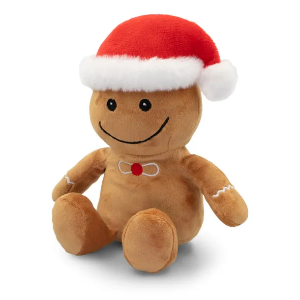 PEBBLES Plush gingerbread man brown