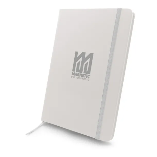 Roderick Notebook A5, recycled PU white