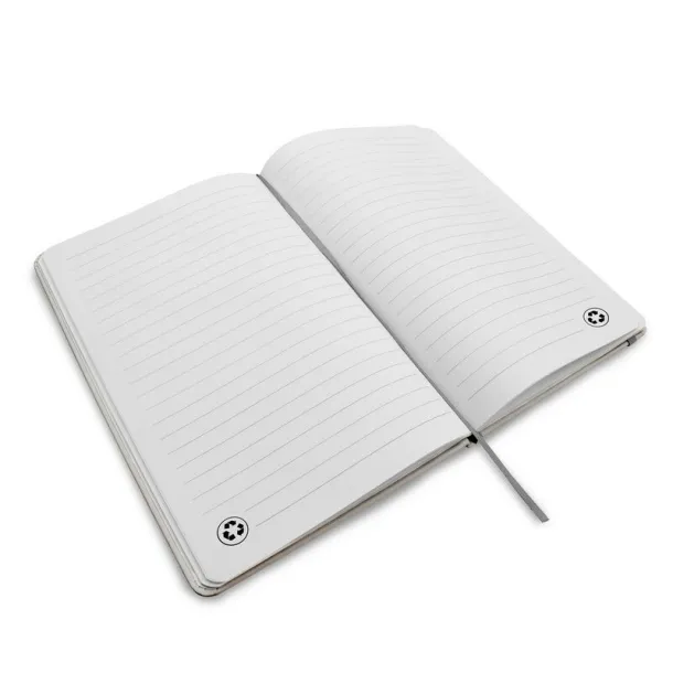 Roderick Notebook A5, recycled PU Bijela