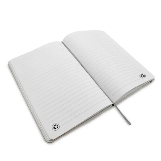 Roderick Notebook A5, recycled PU white