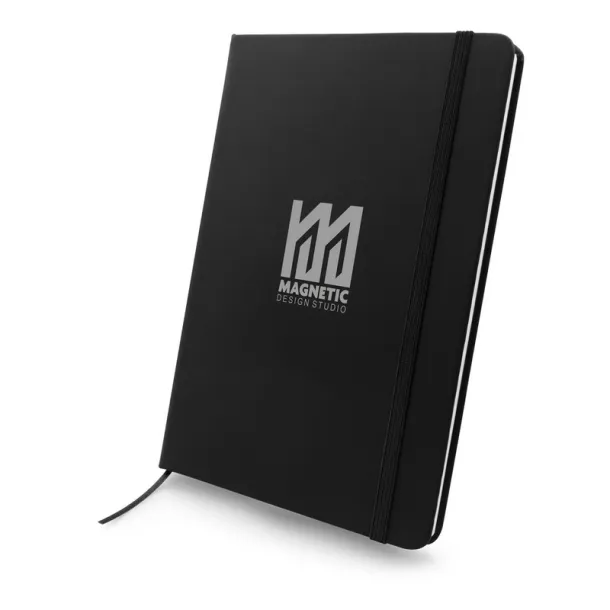 Roderick Notebook A5, recycled PU black