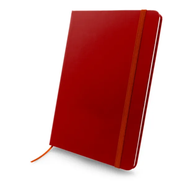 Roderick Notebook A5, recycled PU red