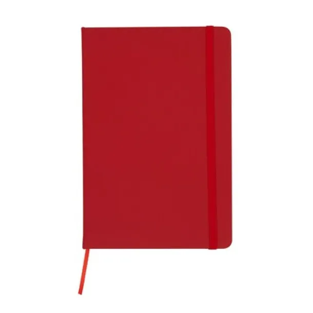 Roderick Notebook A5, recycled PU Crvena