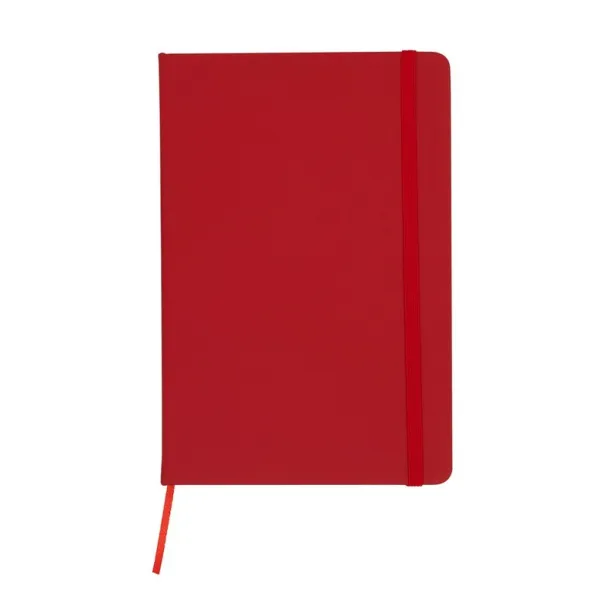 Roderick Notebook A5, recycled PU Crvena