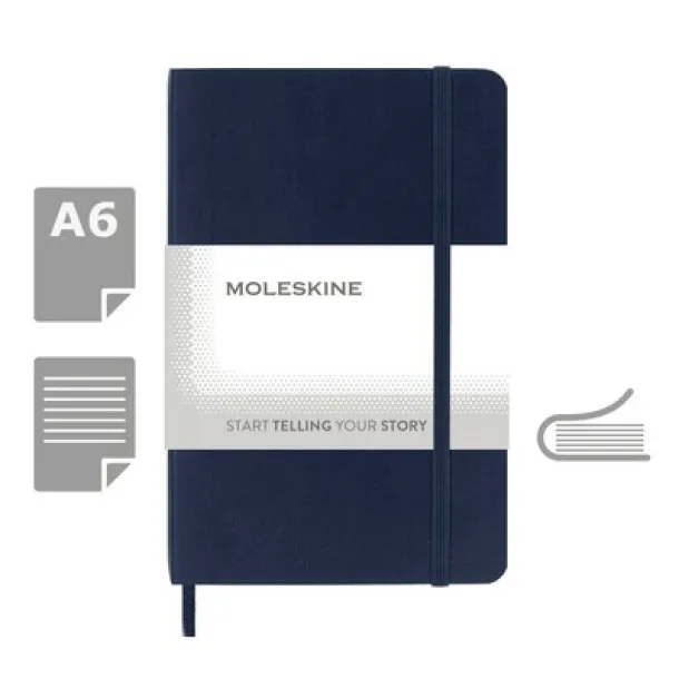  MOLESKINE notes, cca A6 dark blue