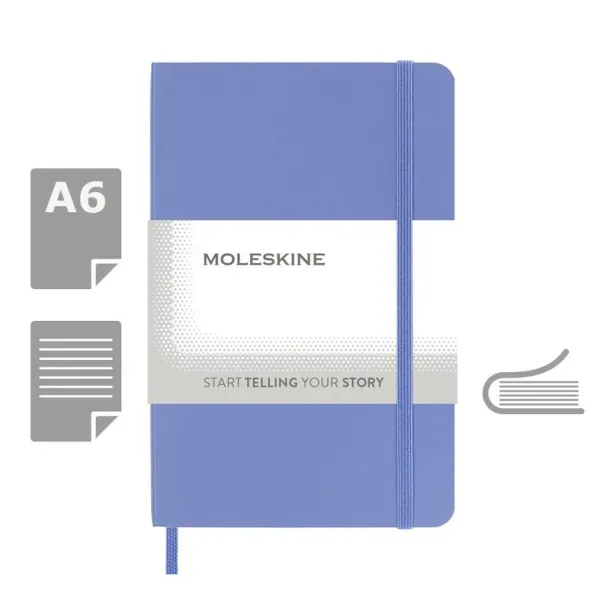  MOLESKINE notes, cca A6 blue