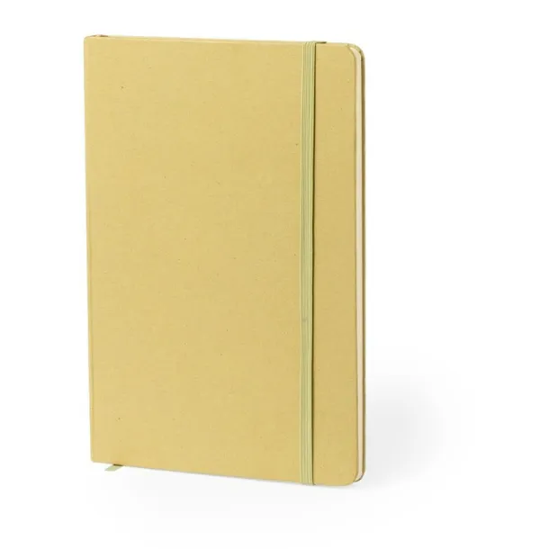  Notes cca. A5 od recikliranog kartona i voćnog papira lime