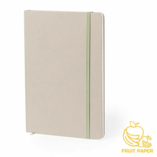  Notes cca. A5 od recikliranog kartona i voćnog papira light brown