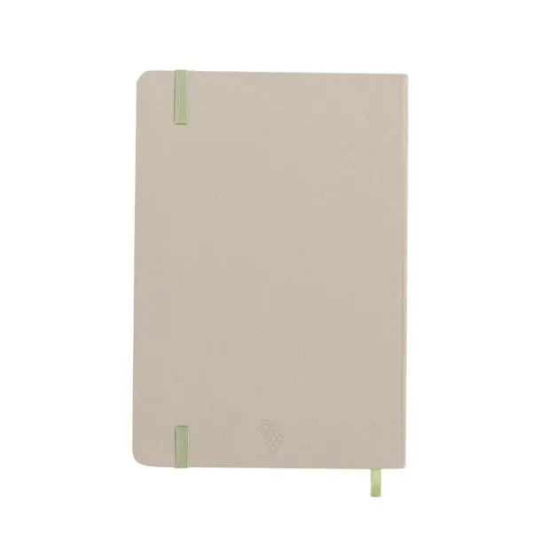  Notes cca. A5 od recikliranog kartona i voćnog papira light brown