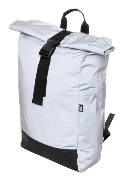 Lumiroll reflective RPET backpack Silver