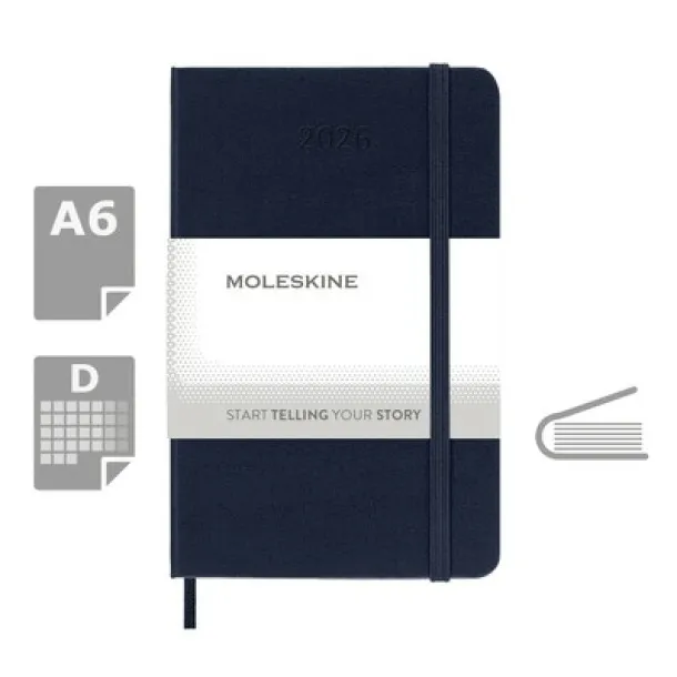  MOLESKINE dnevnik A6 dark blue