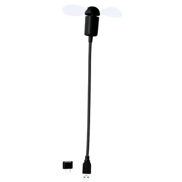  Pocket fan, flexible Crna