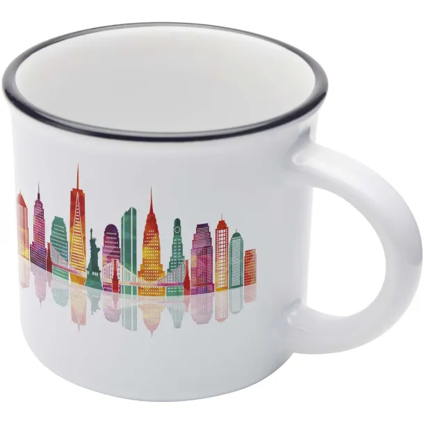 Bari 240 ml ceramic sublimation mug White