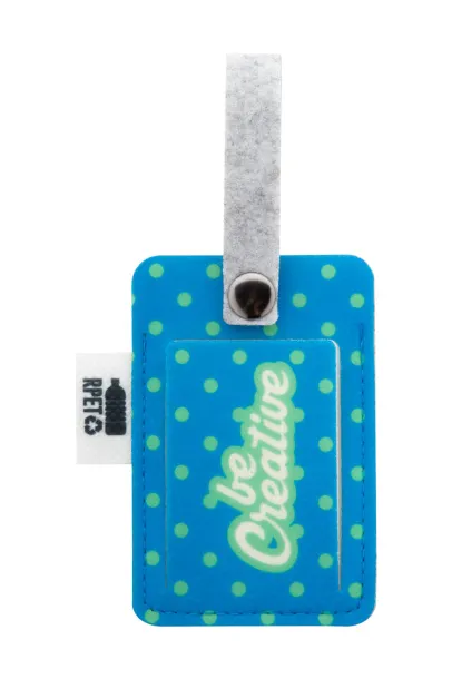 CreaFelt Tag custom RPET luggage tag White Grey