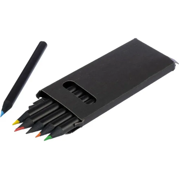  Colour pencil set black