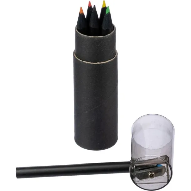  Colour pencil set black