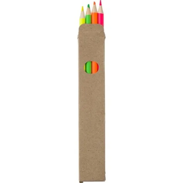  Highlighter pencil set brown