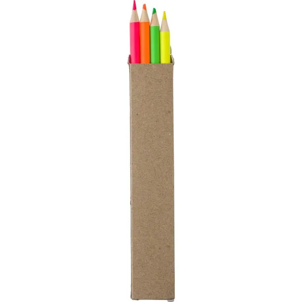  Highlighter pencil set brown