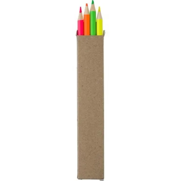  Highlighter pencil set brown