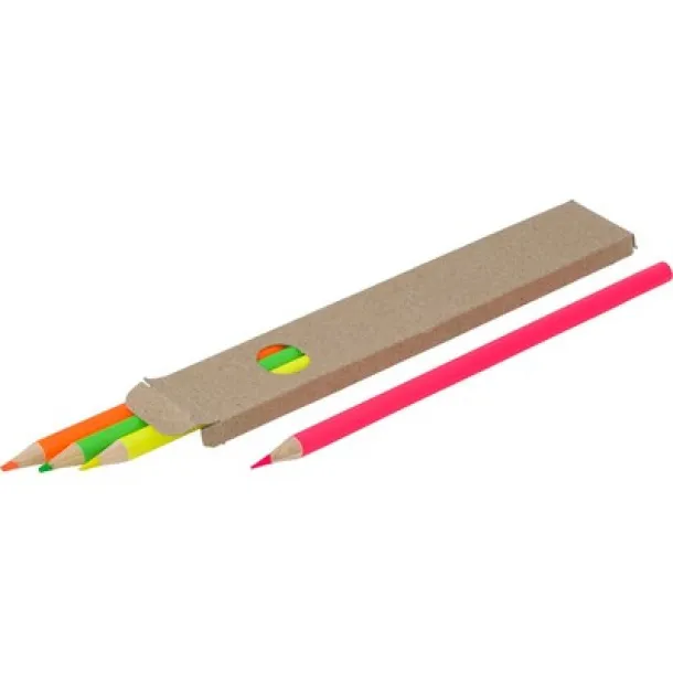  Highlighter pencil set brown