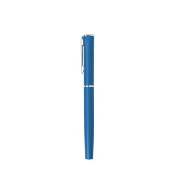  Roller ball pen with cap blue