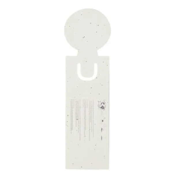  Memo holder, sticky notes, bookmark, seed paper Bijela