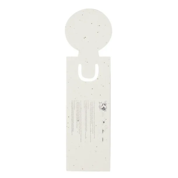  Memo holder, sticky notes, bookmark, seed paper Bijela