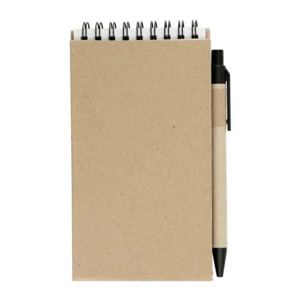 Madelyn Memo holder, notebook, ball pen, sticky notes neutral